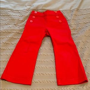 Baby Gap red denim jeans